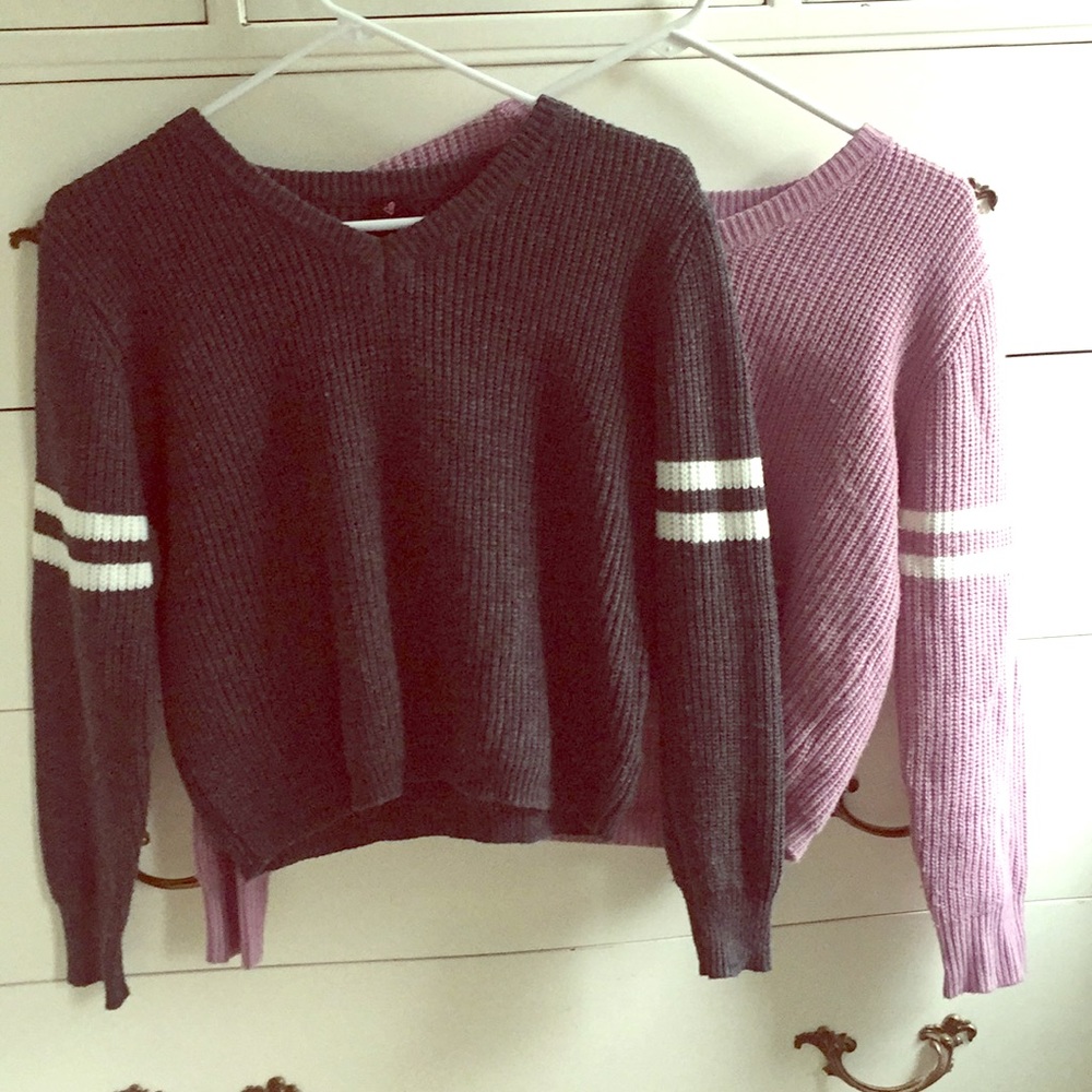 Striped Arm Sweaters